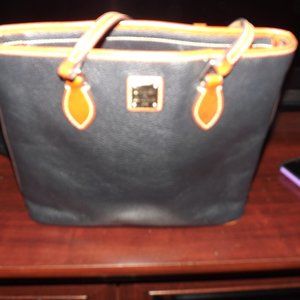 Black and tan purse